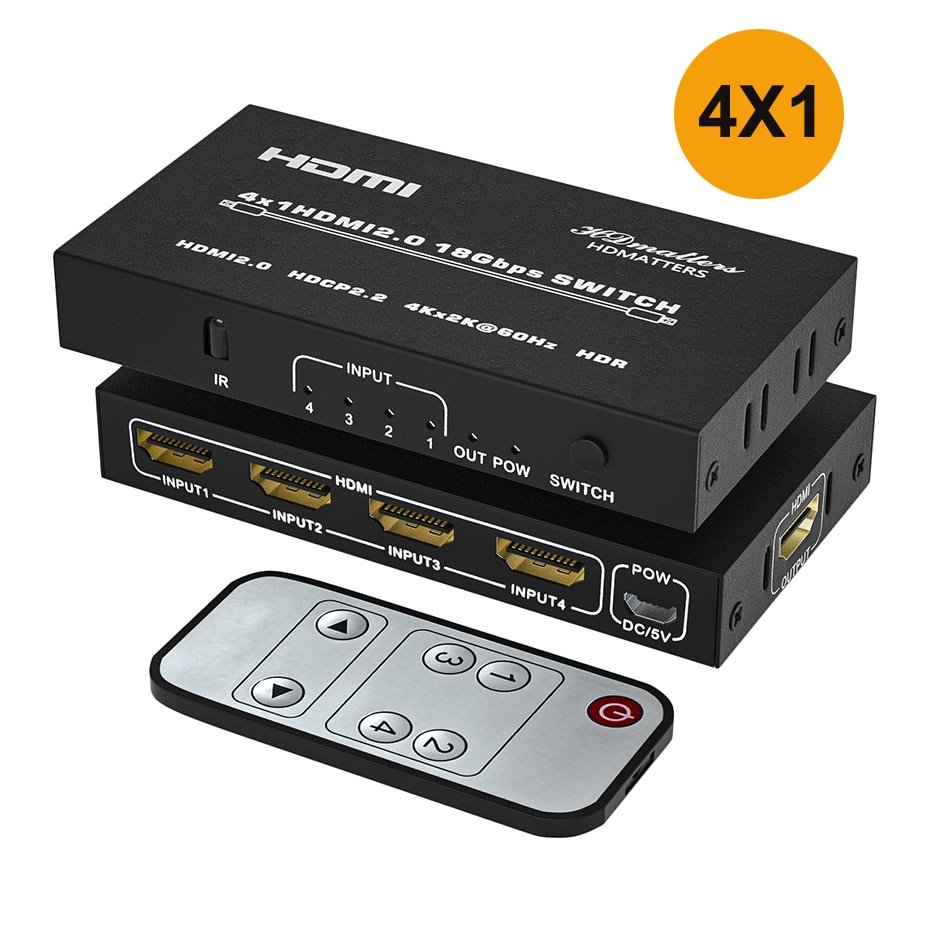 60Hz 4K HDMI Switch HDR HDMI ARC audio extractor HDMI 2.0 splitter switcher HDMI Switch audio extractor for PS4 pro apple TV