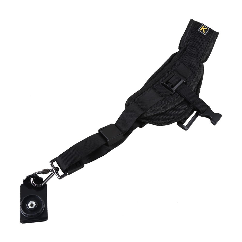Black Double Dual Camera Shoulder Strap Quick Rapid Sling Belt Adjustment for Canon Nikon Sony 2 Cameras Digital DSLR Strap