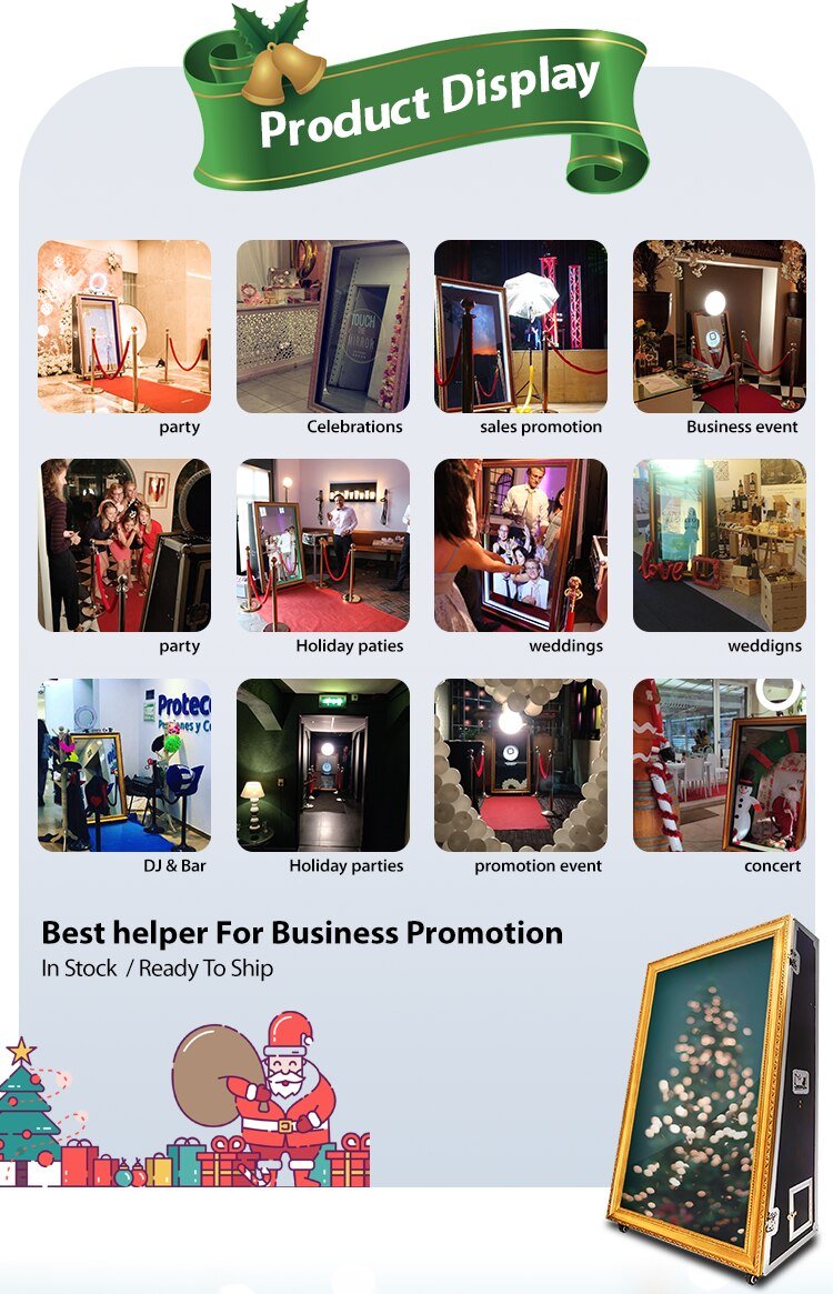 Traditional popular magic mirror photo booth machine, fotomaton magico foto de cabinet for sale