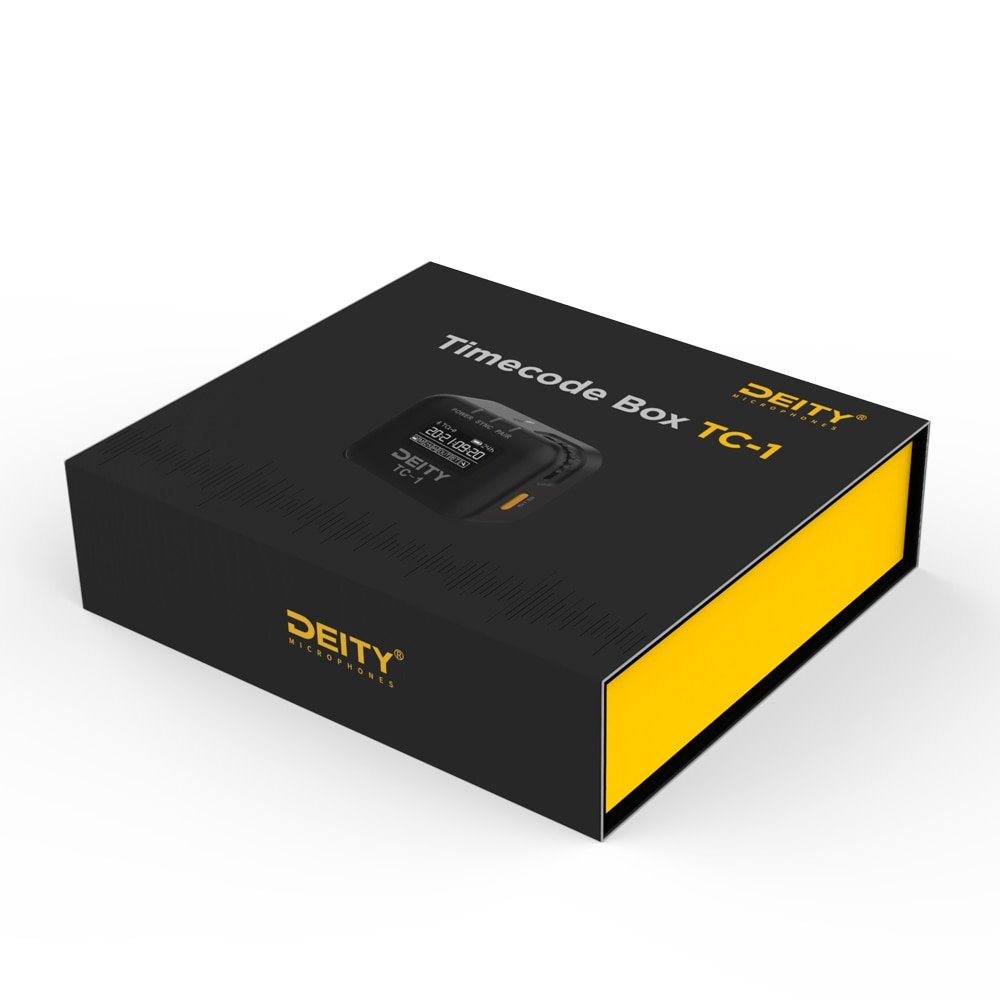 Aputure DEITY TC-1 Wireless Timecode Box Microphone Generator Synchronization Time Coder for Video Recordin Shooting Video