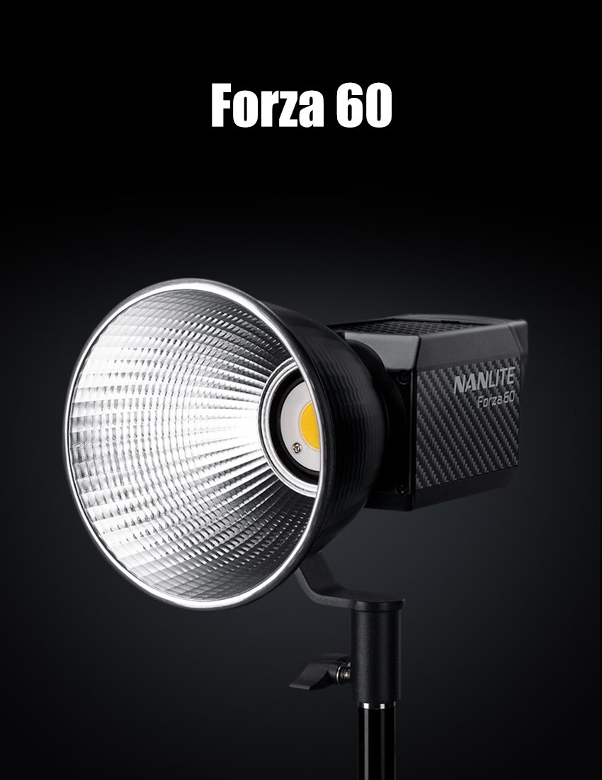 Nanlite Forza 60B 60w LED Light Bi-color 2700K-6500K Video Light Professional Studio Strobe Flash Lamp lighting 60w Nanguang