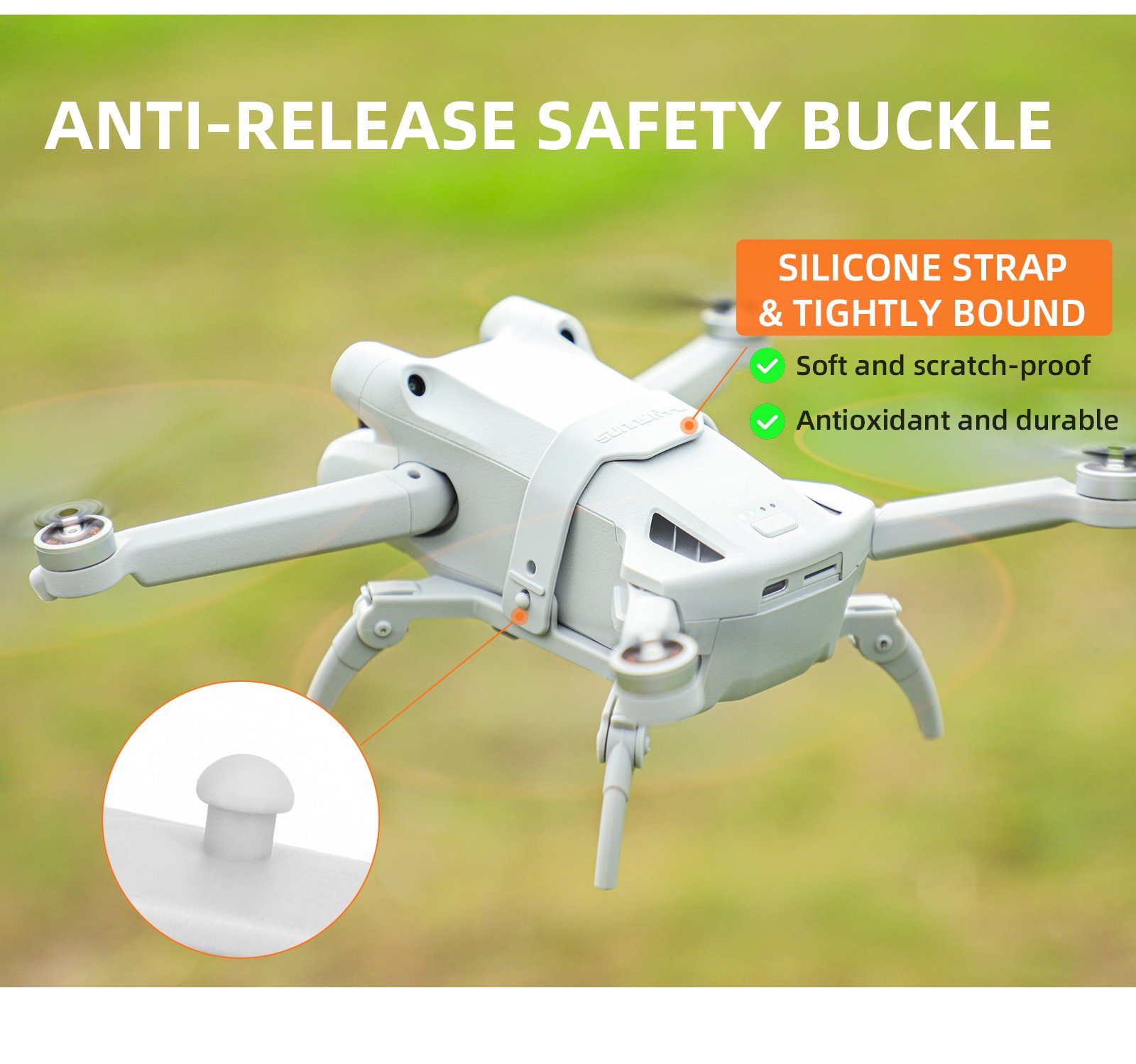 For DJI Mini 3 Pro Landing Gear Protector Accessories Foldable Extension Legs Protective Support Legs Extender
