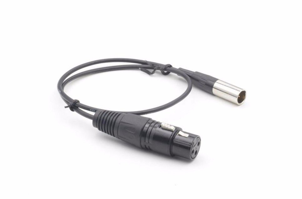 MINI XLR 3pin Male To XLR 3pin Female For Blackmagic Pocket Cinema BMPCC 4k Camera Audio Cable