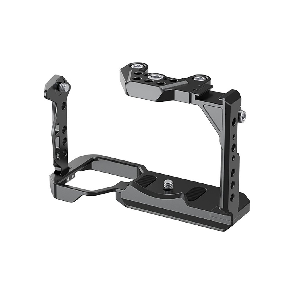 FX3 Camera Metal Cage for Sony FX30 FX3 DSLR Video Camera Protective Case with 1/4 3/8 Holes Cold Shoe NATO Rail Mount QR Plate