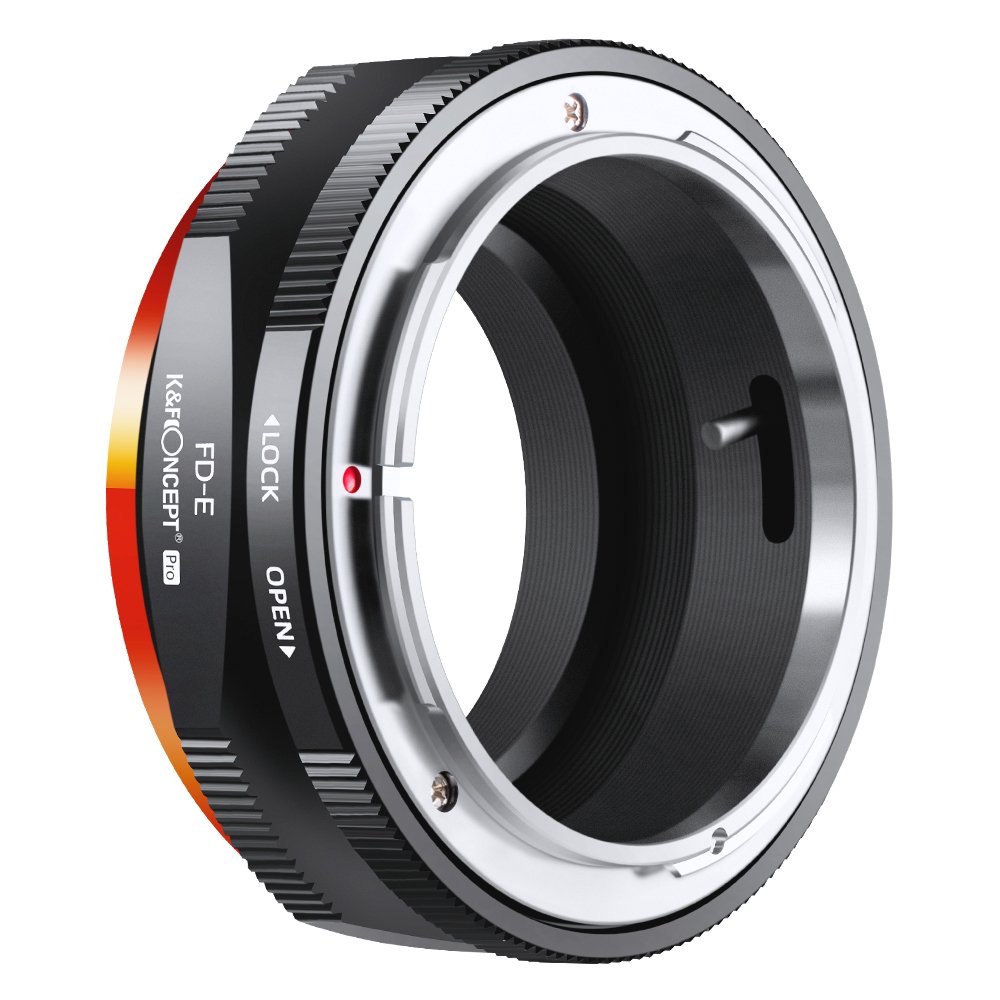 K&F Concept FD to Nex E Mount Lens Mount Adapter for Canon FD FL Mount Lens to E NEX Mount for Sony E Pro Mount Camera Adapter
