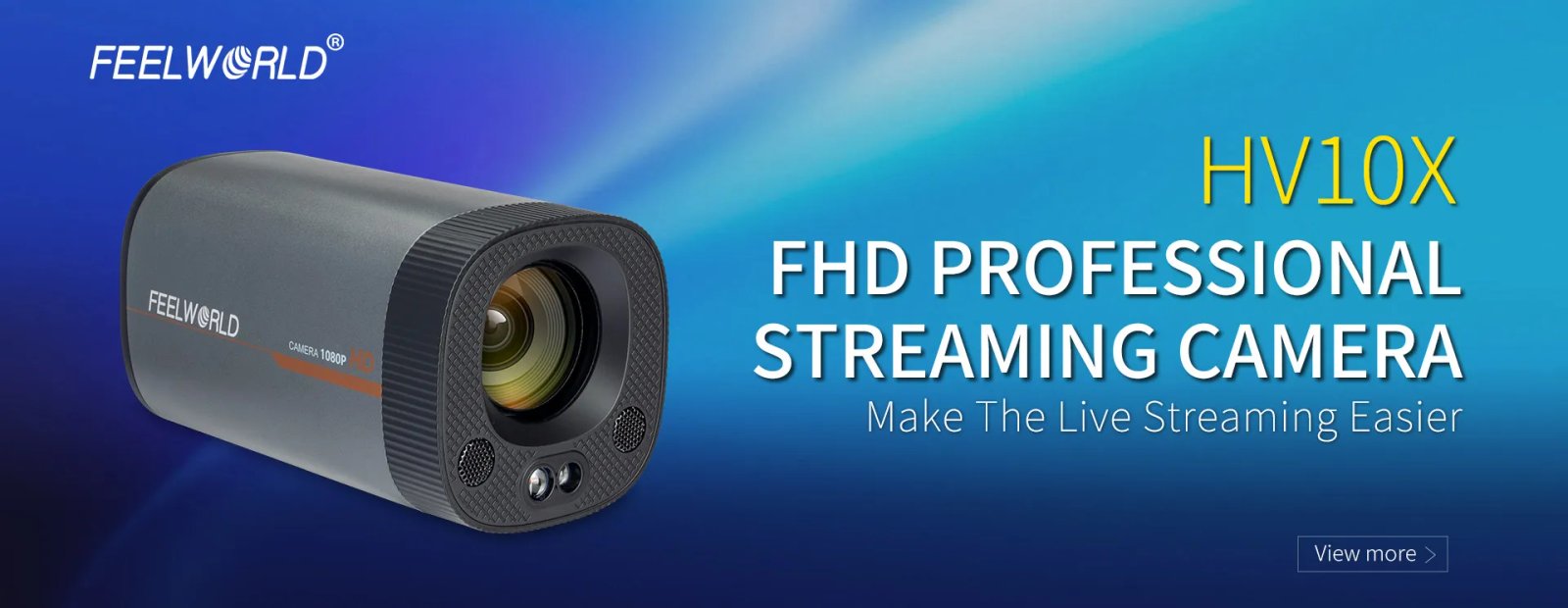 FEELWORLD HV10X Professional Streaming Camera Full HD 1080P 60fps USB3.0 HDMI for Youtube Vlogging Recorder Blogger Meeting